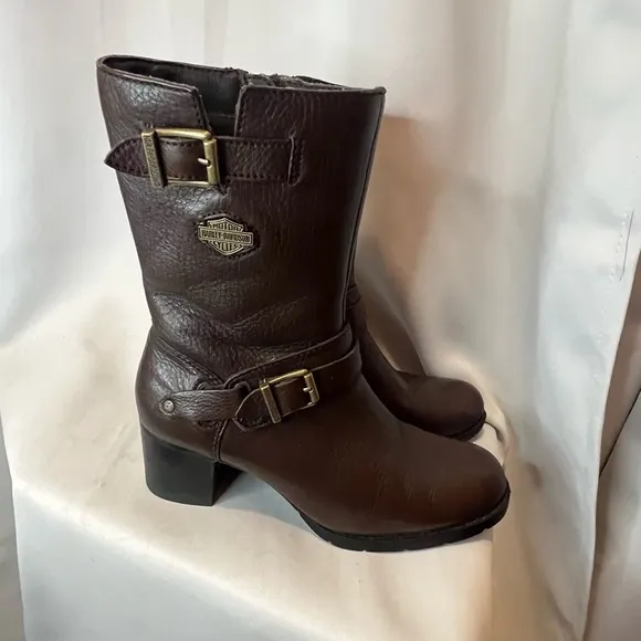 Harley Davidson Moto Serina Boots Size 6.5