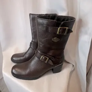 Harley Davidson Moto Serina Boots Size 6.5