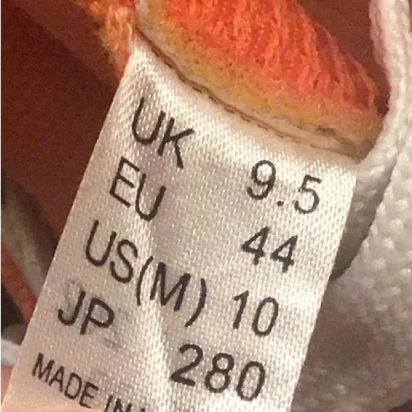 Helly Hansen Orange Canvas White Lace Up Deck Boat Shoe Preppy Sneakers