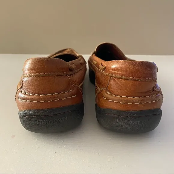 HH Brown RoadMocs Slip-on Loafers Driving Shoes