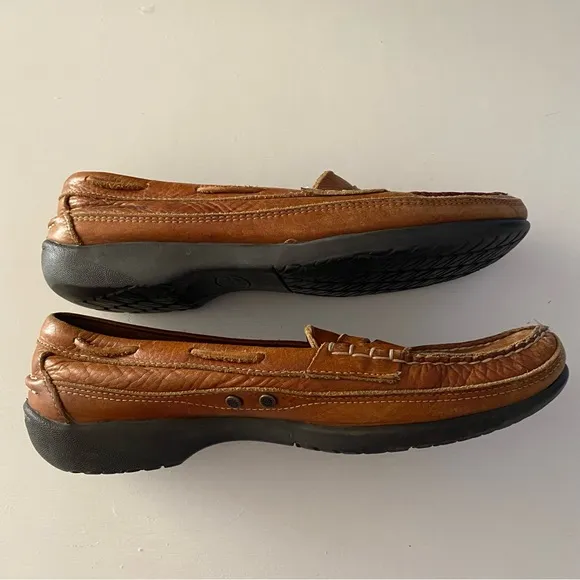 HH Brown RoadMocs Slip-on Loafers Driving Shoes