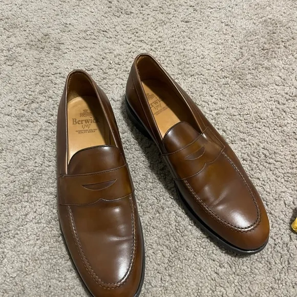 High quality mens Penny loafers Brown Boxcalf