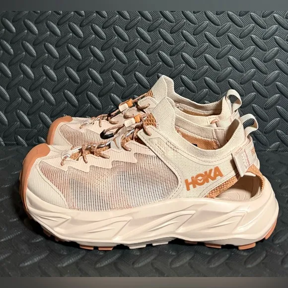 Hoka Hopara 2 Sandals Cream Cedar 1147670 CMCD Womens Size 8 B