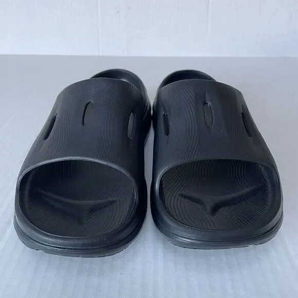 Hoka One One Mens Ora Recovery Confort Sandals Open Toe Slip On Slide Sandals 10