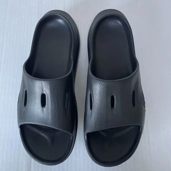 Hoka One One Mens Ora Recovery Confort Sandals Open Toe Slip On Slide Sandals 10