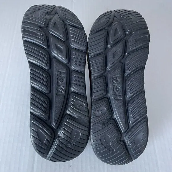 Hoka One One Mens Ora Recovery Confort Sandals Open Toe Slip On Slide Sandals 10