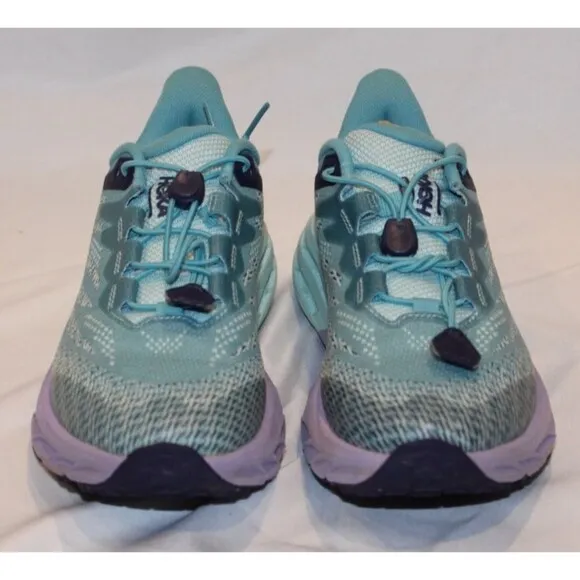 Hoka One Speedgoat 5 Running Sneakers OMLM GREEN PURPLE YOUTH 5 WOMEN'S 6.5 NIB