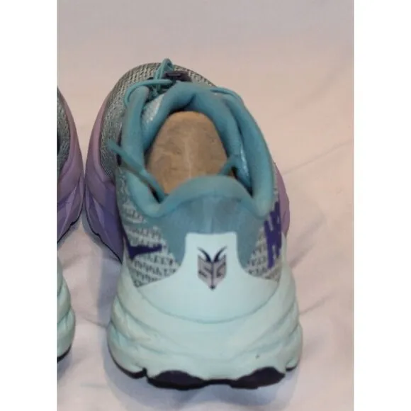 Hoka One Speedgoat 5 Running Sneakers OMLM GREEN PURPLE YOUTH 5 WOMEN'S 6.5 NIB