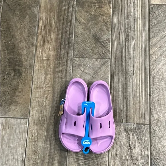 Hoka Purple slipon Sandals with Ventilation