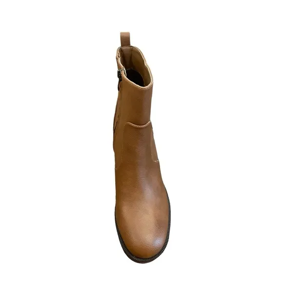 HOUSE OF HARLOW 1960 Festival Cognac Chunky Platform Boots New With Tag
