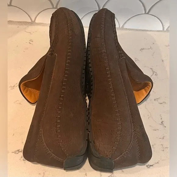 H.S. Trask‎ Suede Driving Loafers Brown Size Men’s 10.5