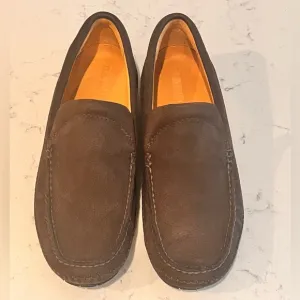 H.S. Trask‎ Suede Driving Loafers Brown Size Men’s 10.5
