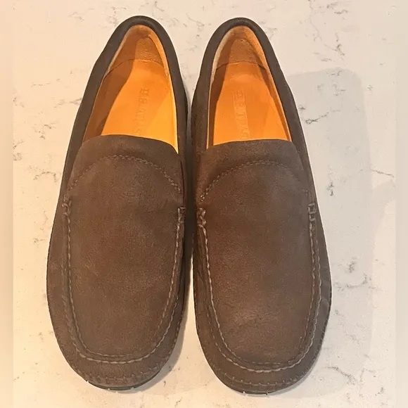 H.S. Trask‎ Suede Driving Loafers Brown Size Men’s 10.5