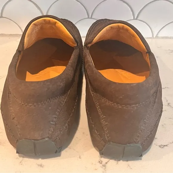H.S. Trask‎ Suede Driving Loafers Brown Size Men’s 10.5