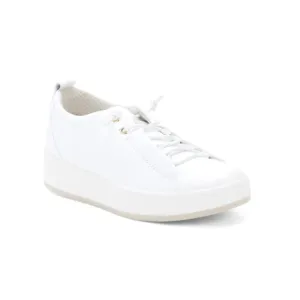 IMAC White Made In Italy Leather Comfort Sneakers
