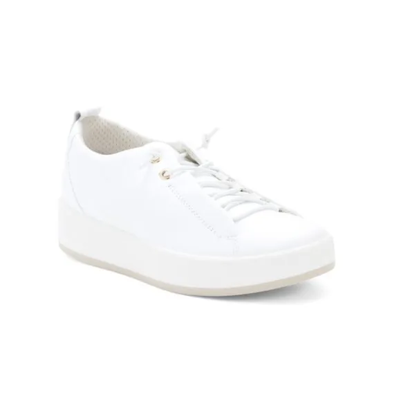 IMAC White Made In Italy Leather Comfort Sneakers