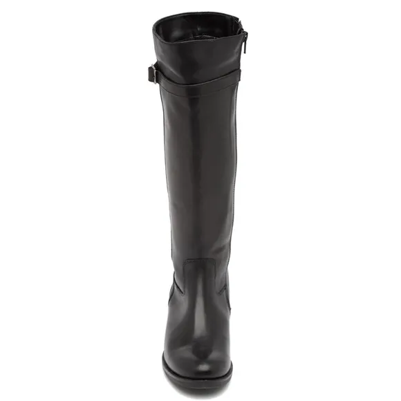 Italian Shoemaker Antonia Black Leather Boots 8