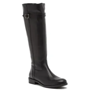Italian Shoemaker Antonia Black Leather Boots 8