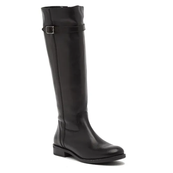 Italian Shoemaker Antonia Black Leather Boots 8