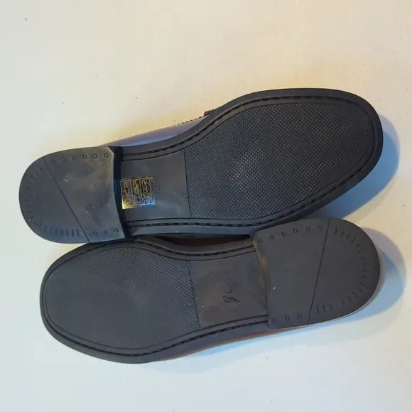 J. Crew, Camden, Brown leather penny loafers. Size 9