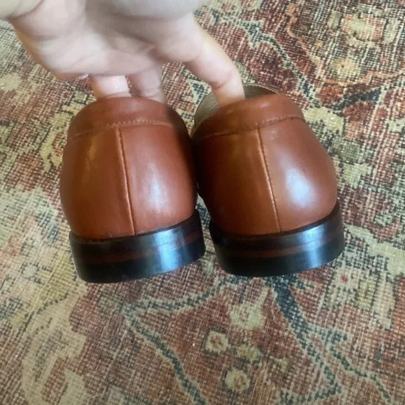 J Crew Factory Leather penny loafers AW268