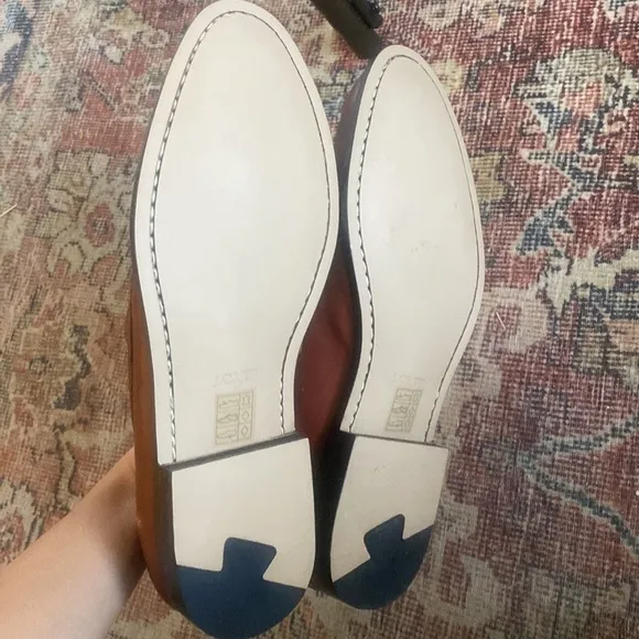 J Crew Factory Leather penny loafers AW268