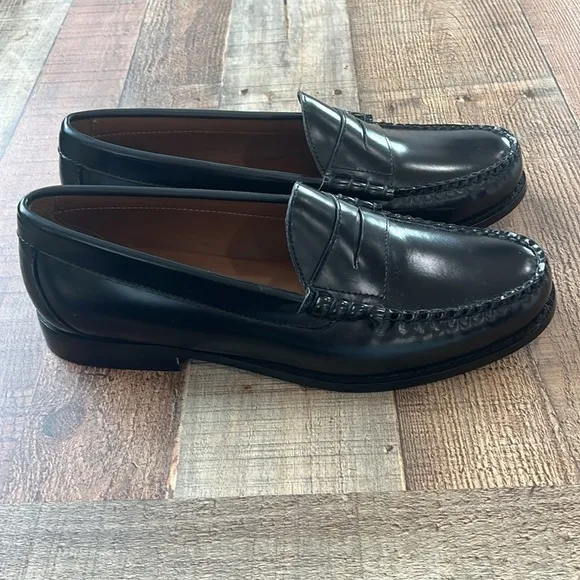 J. Crew Factory Penny loafers dress shoes BS114 black 10