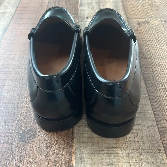 J. Crew Factory Penny loafers dress shoes BS114 black 10