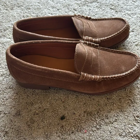 J. Crew Factory Suede Penny Loafers