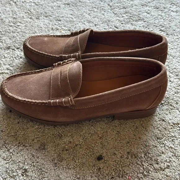 J. Crew Factory Suede Penny Loafers