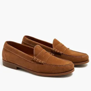 J. Crew Factory Suede Penny Loafers