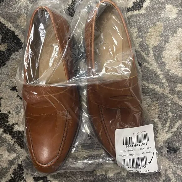J. Crew Leather penny loafers Item AW268*