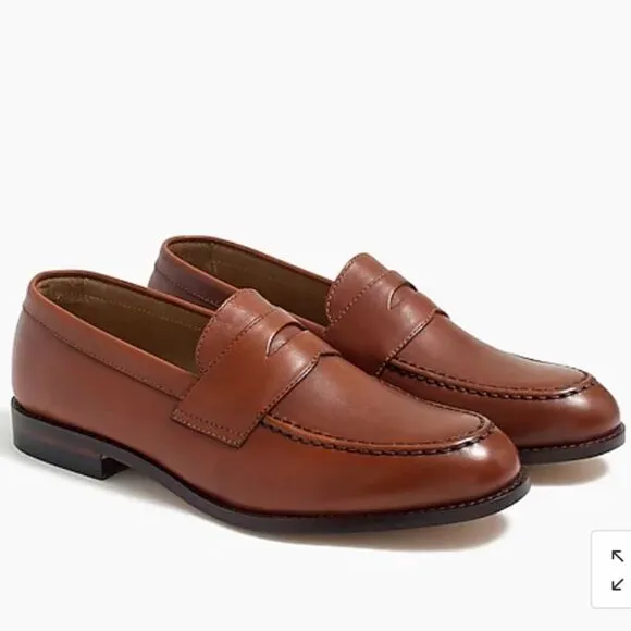 J. Crew Leather penny loafers Item AW268*