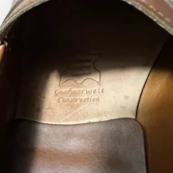 J. CREW LUDLOW PENNY LOAFERS 9 D Goodyear Welt A 4362 in English Tan Whiskey