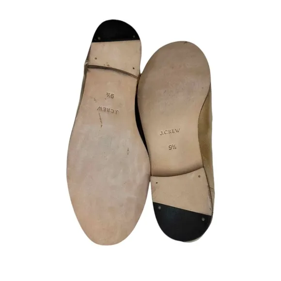 J. Crew Ryan Gold Penny Loafer Size 9.5