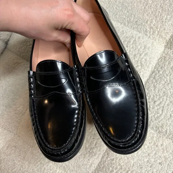 J. Crew Winona Penny Loafers In Spazzolato Leather