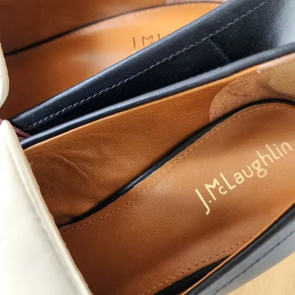 J. McLaughlin Penny loafers with tassel Wenona heels size 9