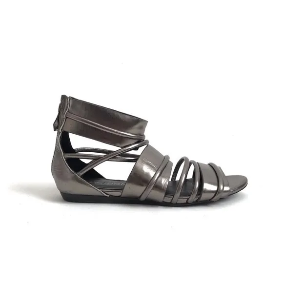 Jay Adoni Pewter Karissa Gladiator Sandals size 6