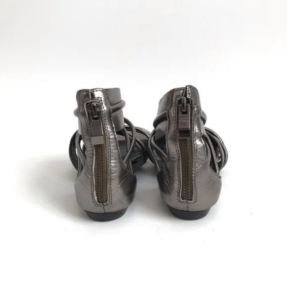 Jay Adoni Pewter Karissa Gladiator Sandals size 6