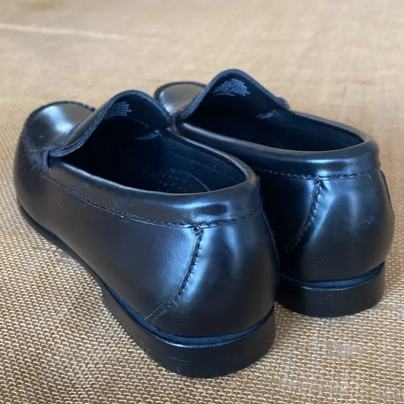 JCREW Boys Camden Leather Slip on Penny Loafers BS586