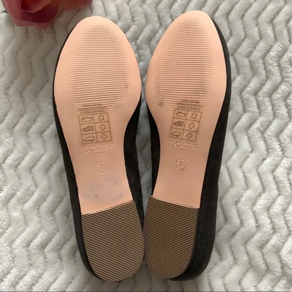 J.Crew Factory Gray Suede Leather Loafers Sz 7
