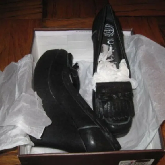 Jeffery Campbell Allison Vintage Platform Penny Loafers NIB