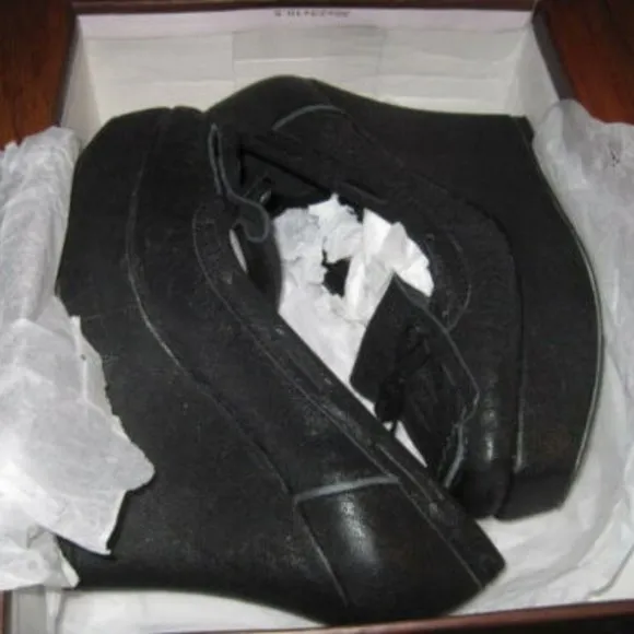 Jeffery Campbell Allison Vintage Platform Penny Loafers NIB