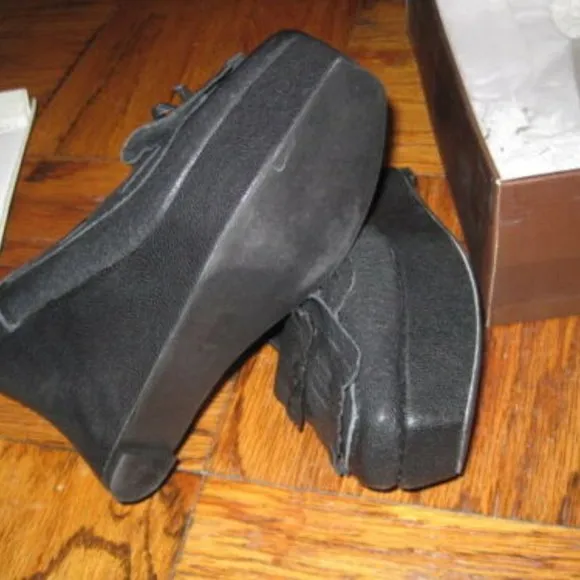 Jeffery Campbell Allison Vintage Platform Penny Loafers NIB