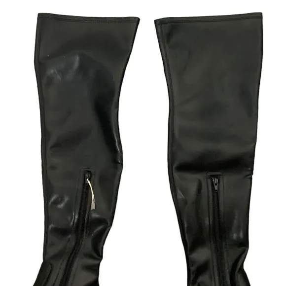 Jeffery Campbell Bottines Stomped Ok Over The Knee Boots Size 40 NEW