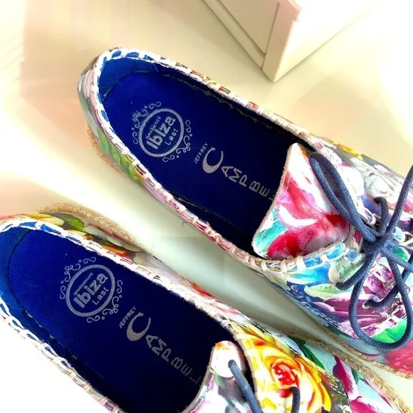 JEFFREY CAMPBELL Floral Espadrilles
