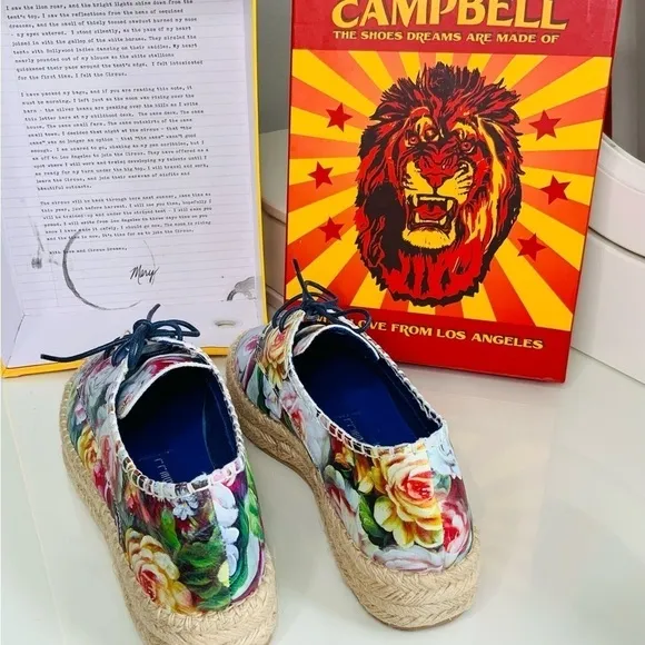 JEFFREY CAMPBELL Floral Espadrilles