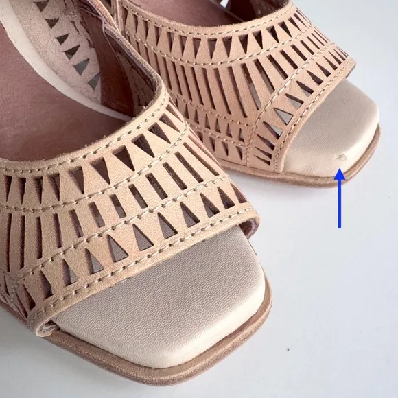 Jeffrey Campbell Rodillo 4&quot; Wedge Sandals Size 8.5 NWOT