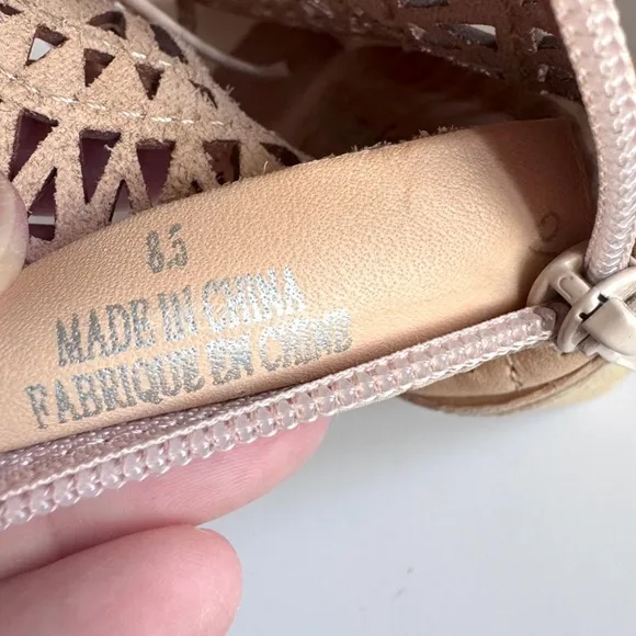 Jeffrey Campbell Rodillo 4&quot; Wedge Sandals Size 8.5 NWOT