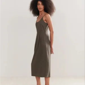 Jenni Kayne Rove  Midi Dress in Moss XS
